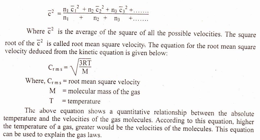 kinetic equation mean square velocity