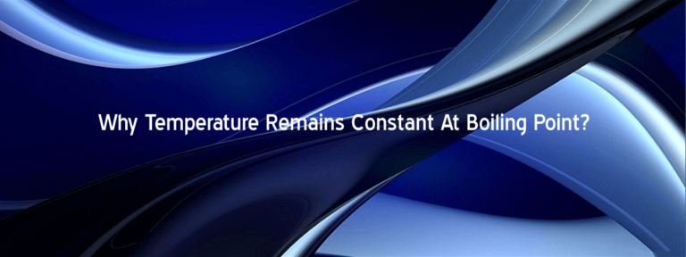 Temperature Constant At Boiling Point