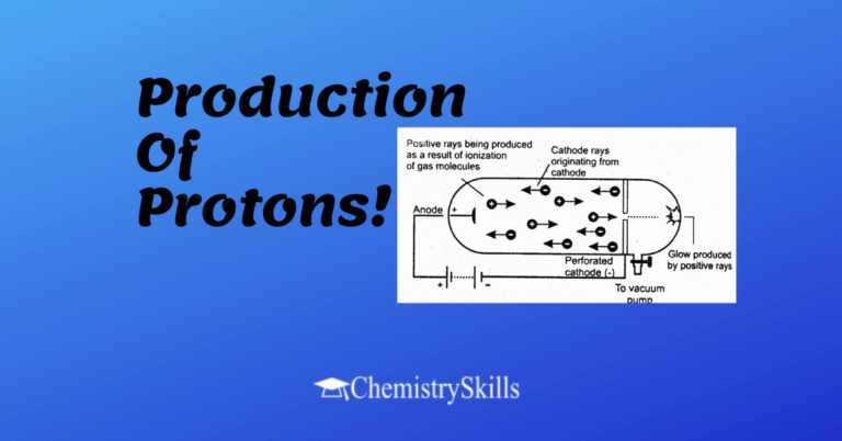Production of Protons(Canal Rays)