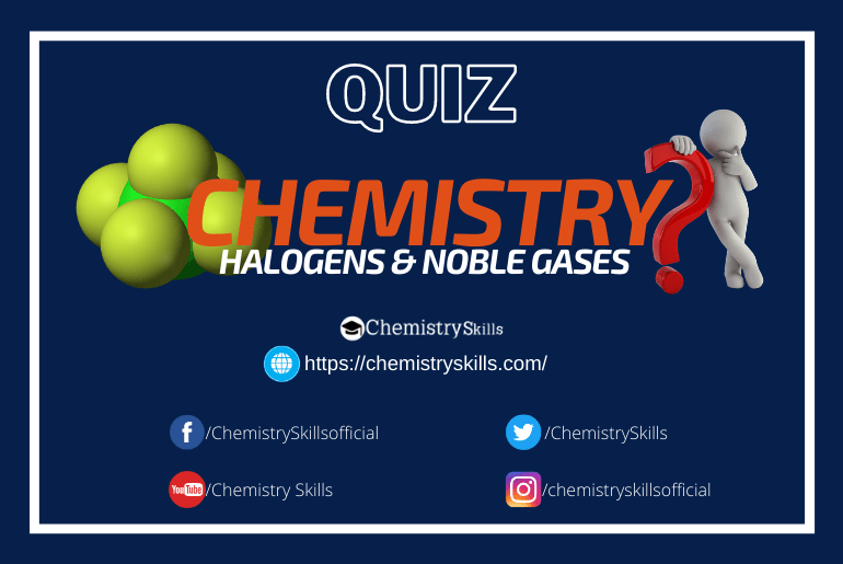 halogens noble gases